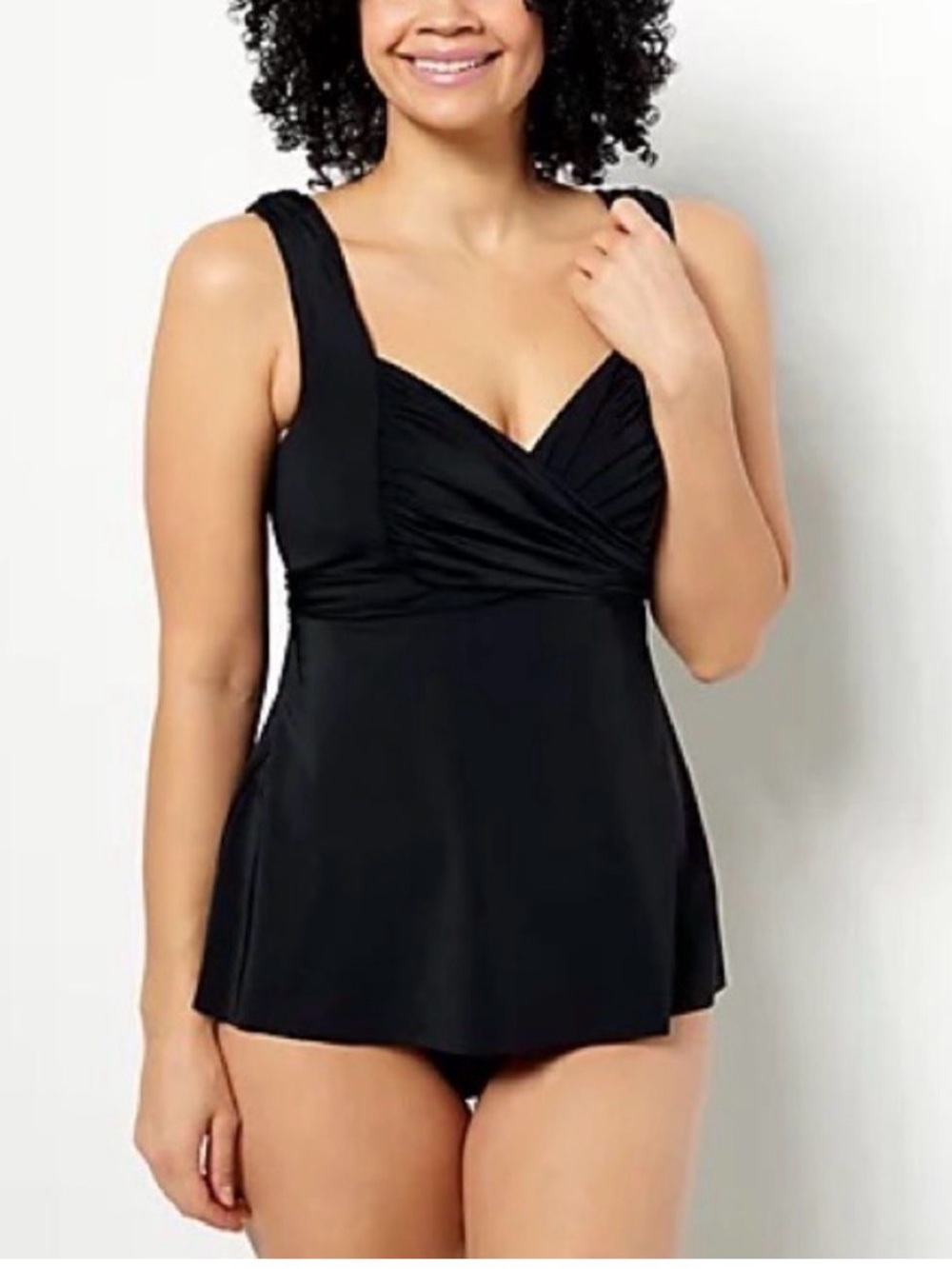 Kim Gravel sweetheart wrap tankini set size 8 NWT